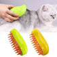 3-in-1 Steamy Cat Grooming Brush