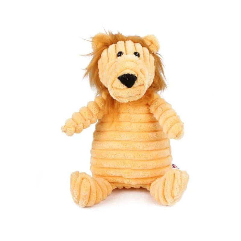 SqueakBuddy Animal Plush Dog Toys