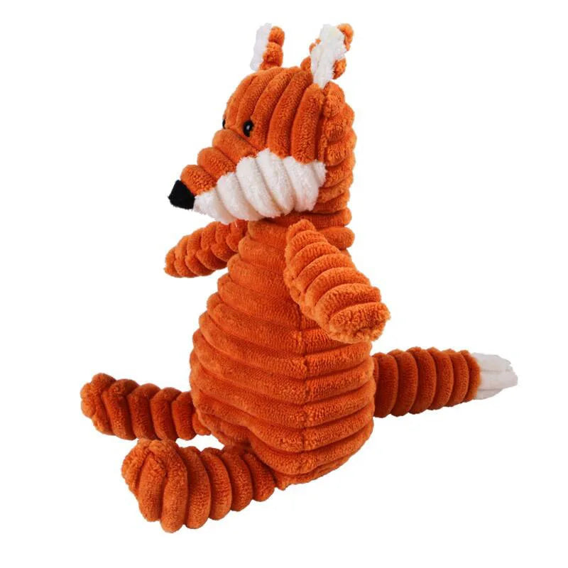 SqueakBuddy Animal Plush Dog Toys