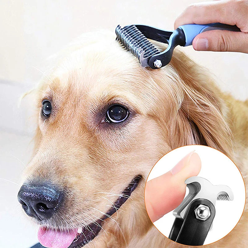 Pawfect Groom Brush - For Dog Hair & Cat Fur Knot Cutter