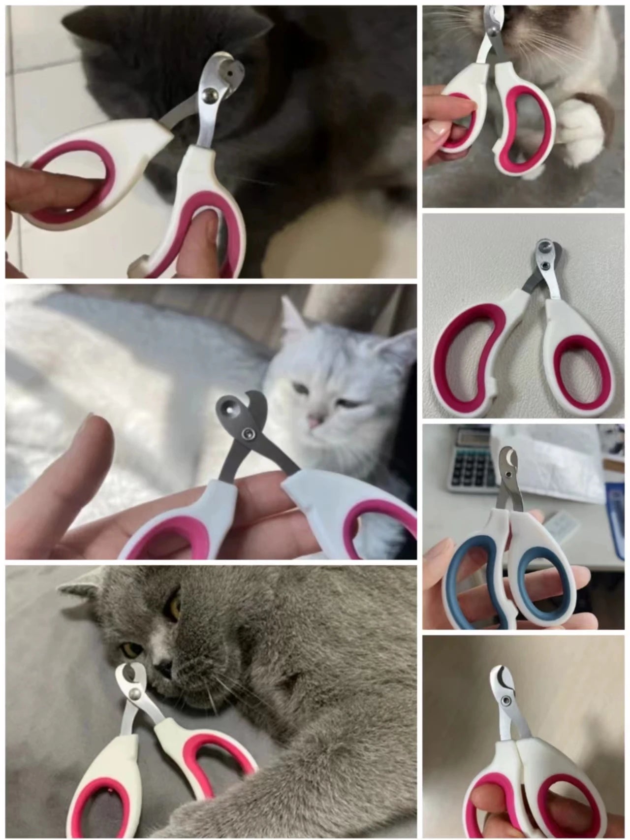 PurrfectPaws Nail Clippers - Stainless Steel Claw Clippers