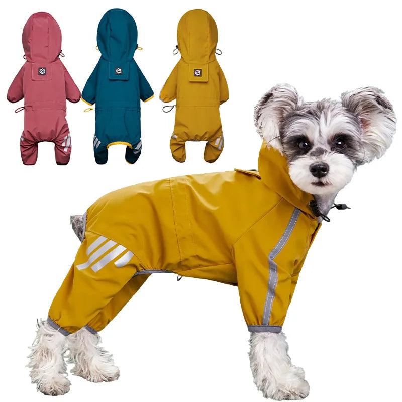 LumiPaw Raincoat - Waterproof Reflective Dog Raincoat