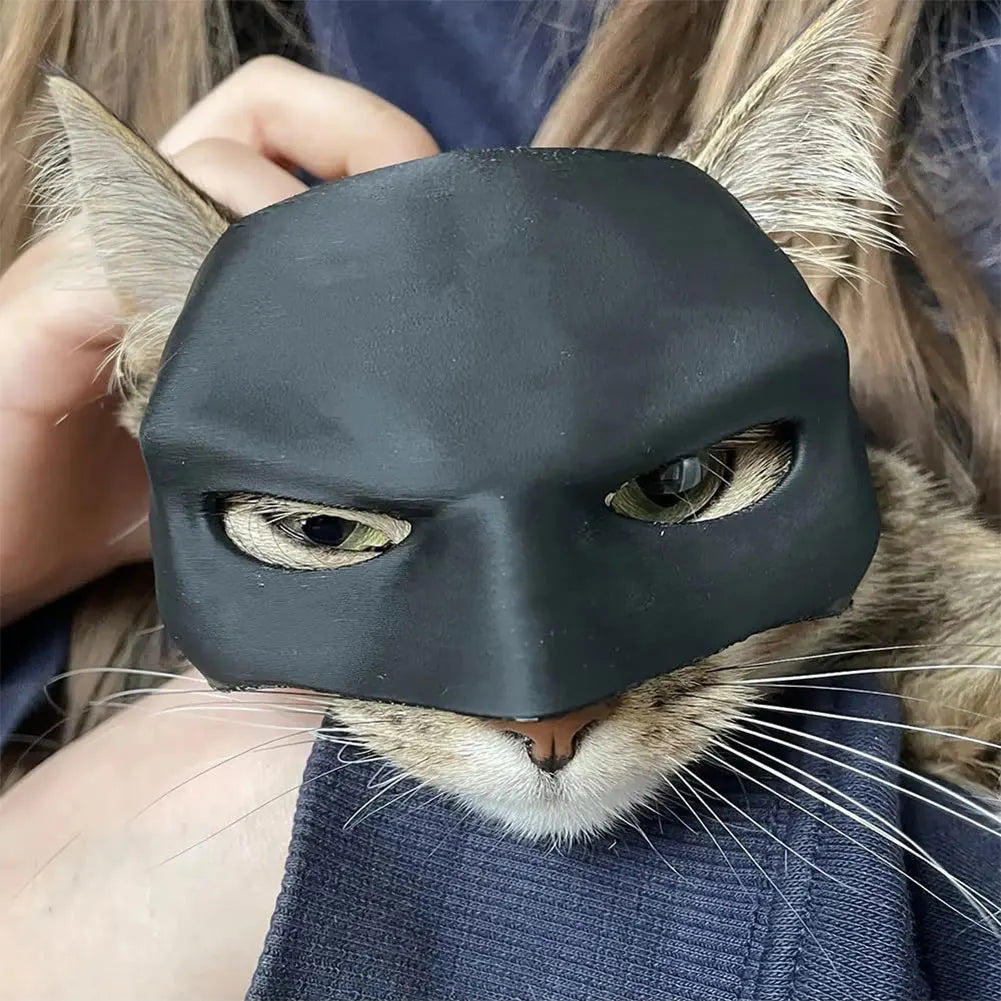 Midnight Bat Cat Halloween Mask