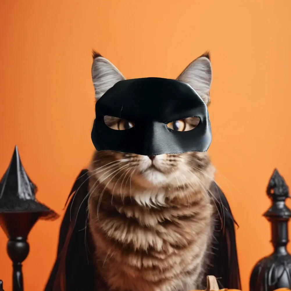 Midnight Bat Cat Halloween Mask