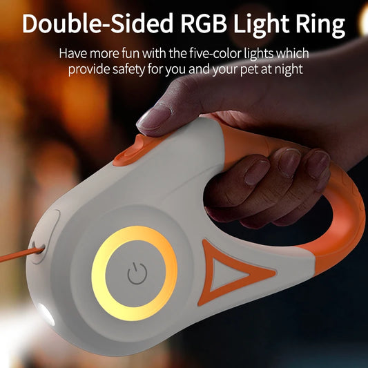 ShineWalk LED Retractable Leash