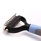 Pawfect Groom Brush - For Dog Hair & Cat Fur Knot Cutter