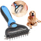 Pawfect Groom Brush - For Dog Hair & Cat Fur Knot Cutter