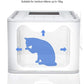 EasyFold Cat Litter Box - Foldable with Scoop & Drawer