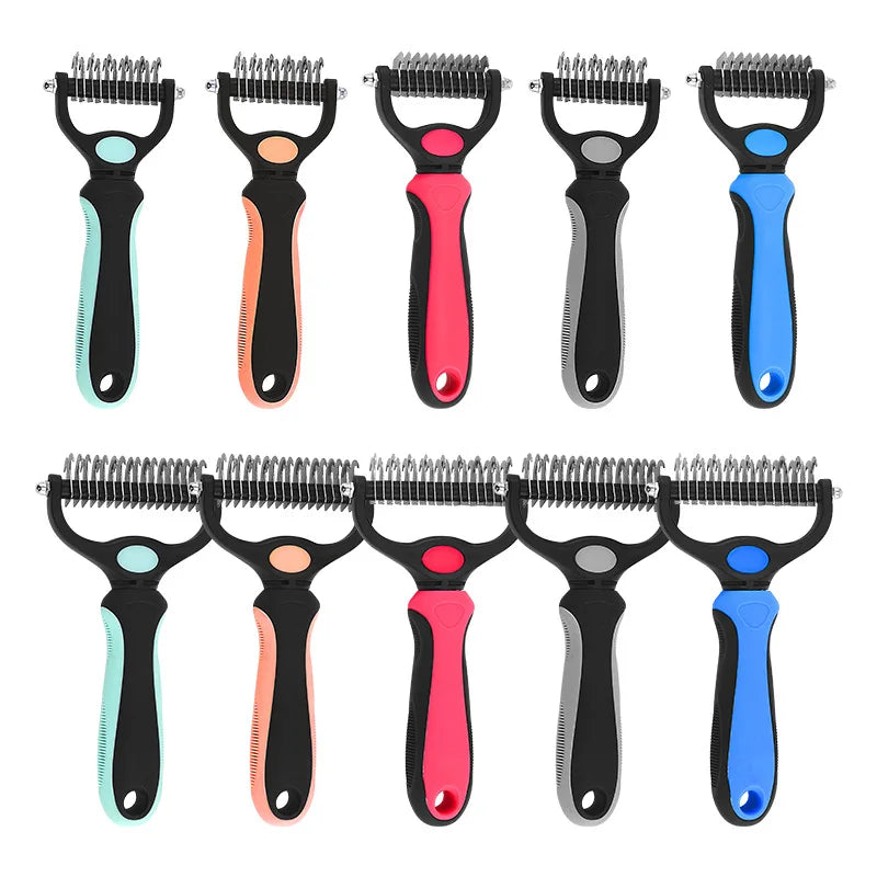 Pawfect Groom Brush - For Dog Hair & Cat Fur Knot Cutter